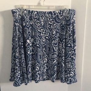 4 for $20 CYNTHIA ROWLY ELASTIC PATTERN SKIRT